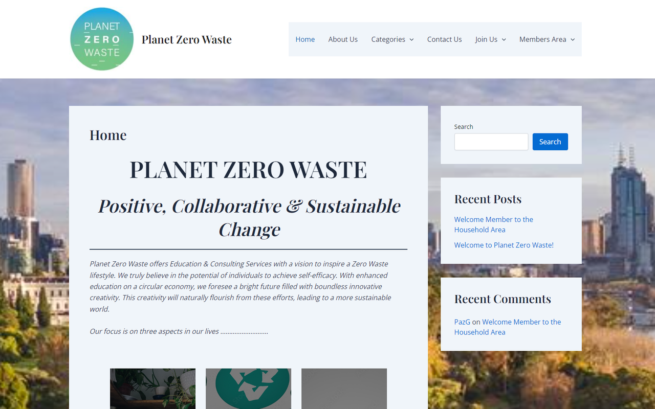 Planet Zero Waste — before TF3