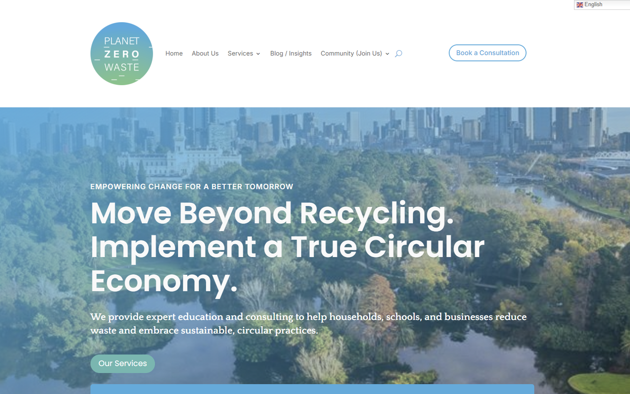 Planet Zero Waste website
