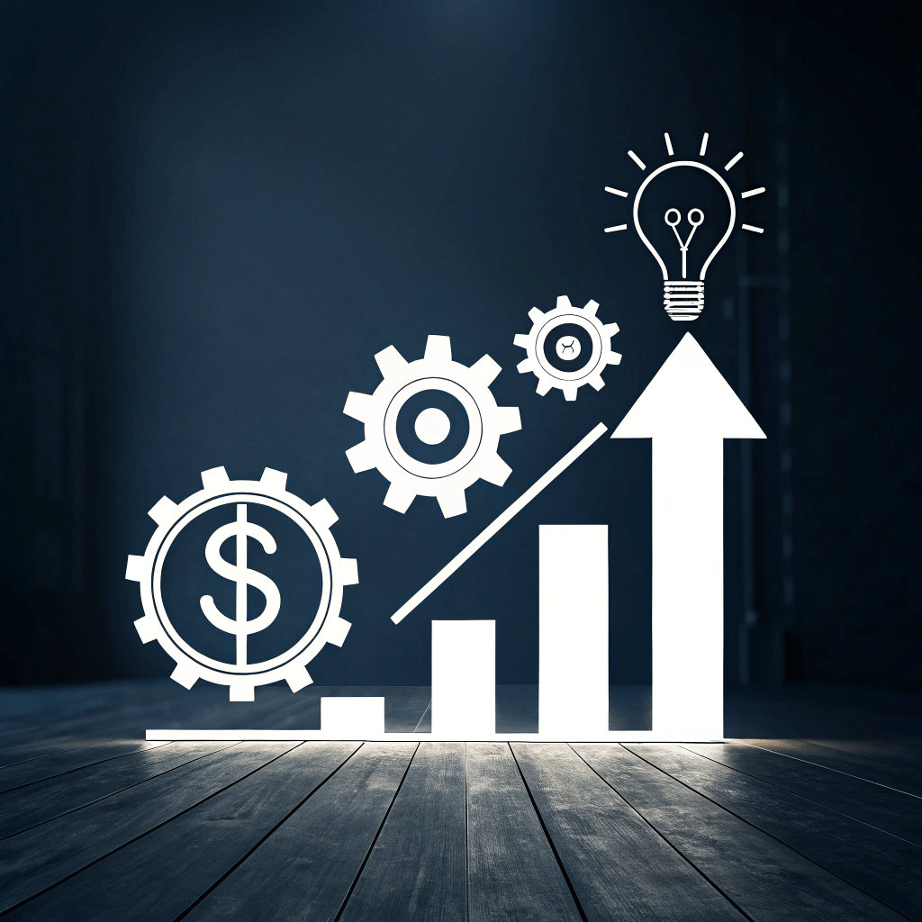 abstract-digital-illustration-representing-budget Abstract illustration symbolizing budget-friendly digital marketing and efficiency.