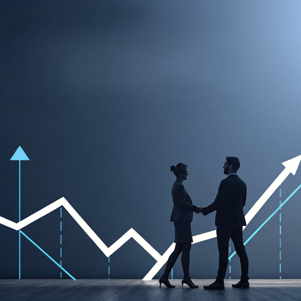 abstract-digital-illustration-representing-expert Abstract illustration representing expert guidance for startup marketing.
