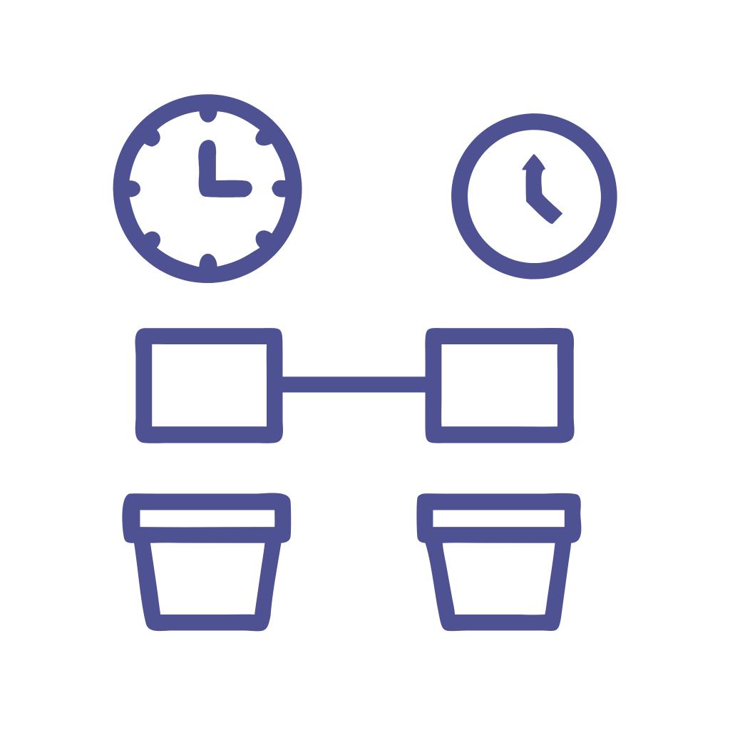 Icon representing the flexible Bucket of Hours model for specific development tasks.