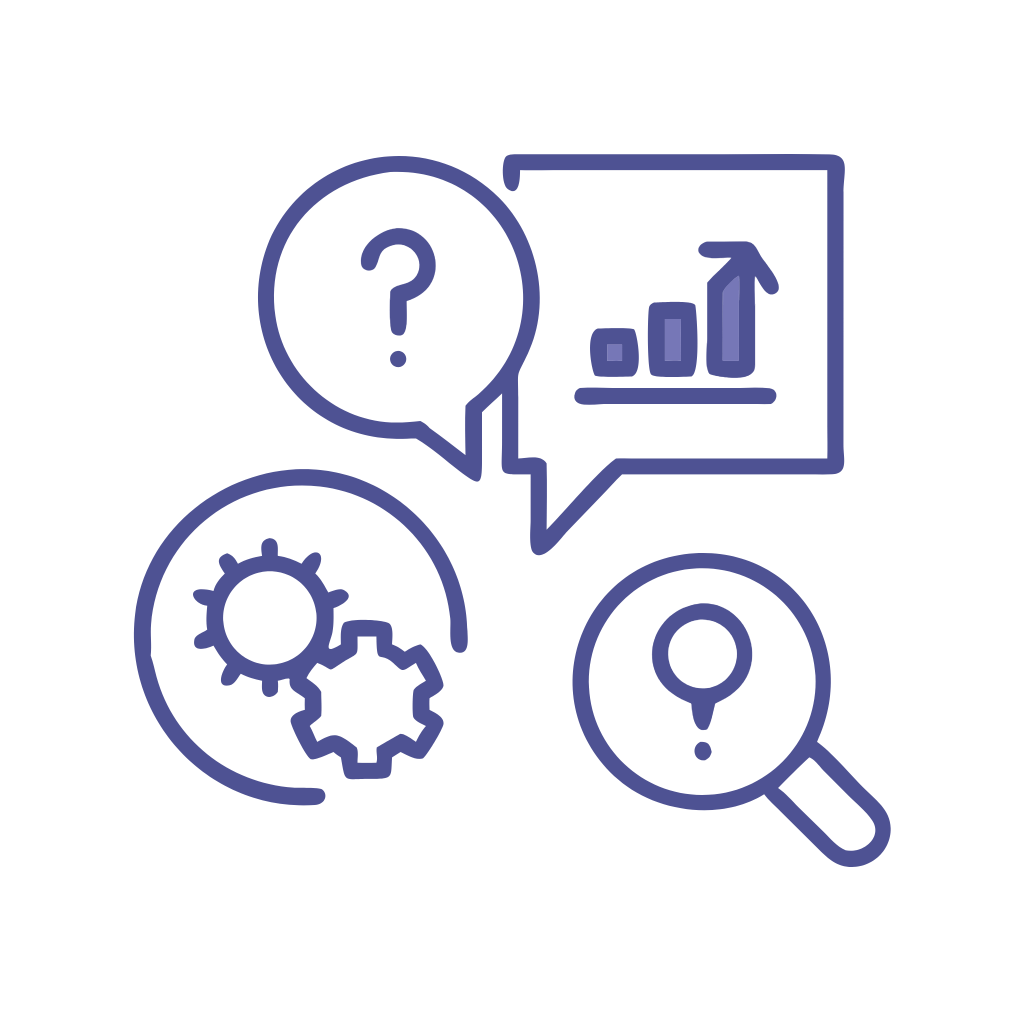 Icon representing Solution Consultancy services for project planning and expert advice.