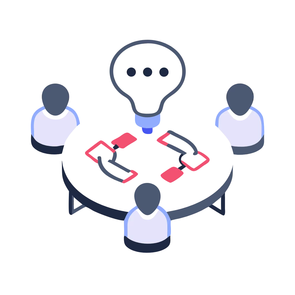 Illustration representing trust and collaboration within the Tr1f3cta community