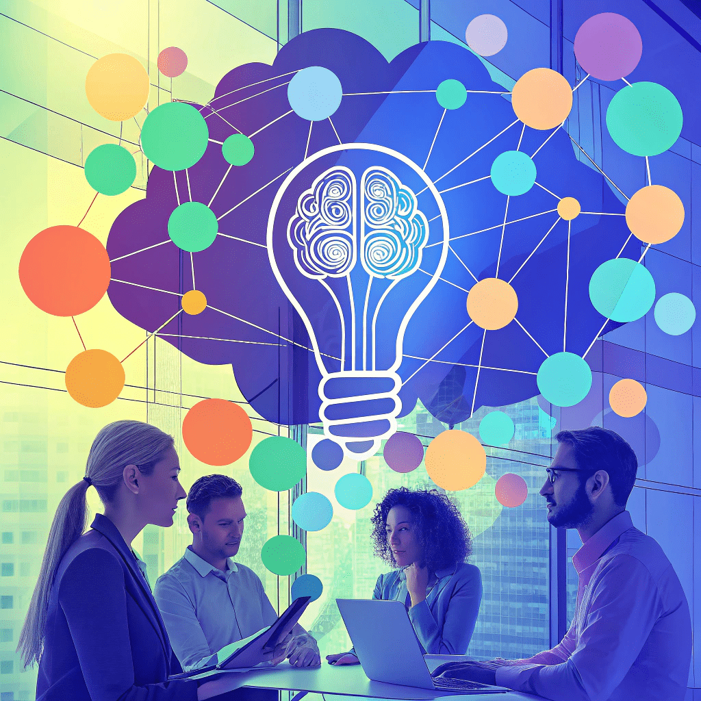 descriptor---abstract-digital-illustration-represe 5 'Facilitate Brainstorming and Idea Generation' Tip