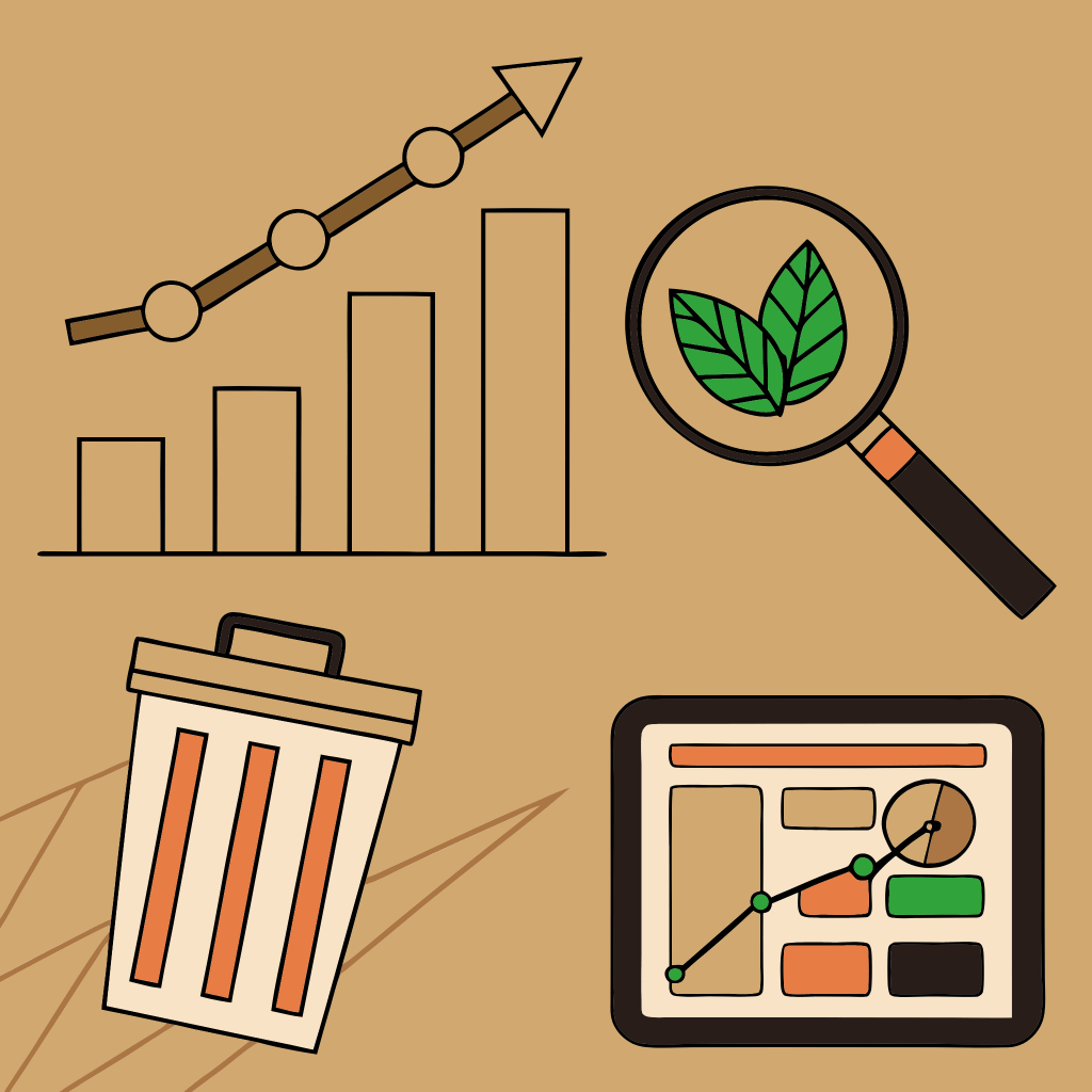 visual-concept--an-icon-focused-on-data--insights- 2 Icon representing data analytics for measuring and improving sustainability performance.