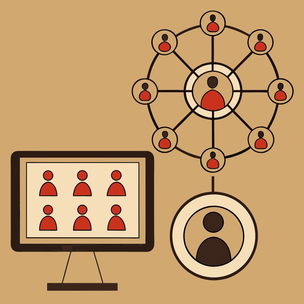 visual-concept--an-icon-representing-a-connected-c 2 Icon representing custom digital platforms for community sustainability initiatives.